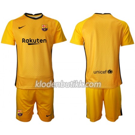 FC Barcelona Keeper Barn draktsett 2020-2021 M002 Kortermet (+ Korte bukser)